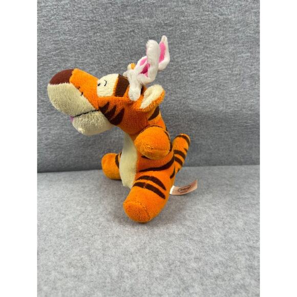 Disney Winnie the Pooh Tiger Plush Stuffed Animal Easter Bunny Dann Dee 7" - Picture 2 of 4